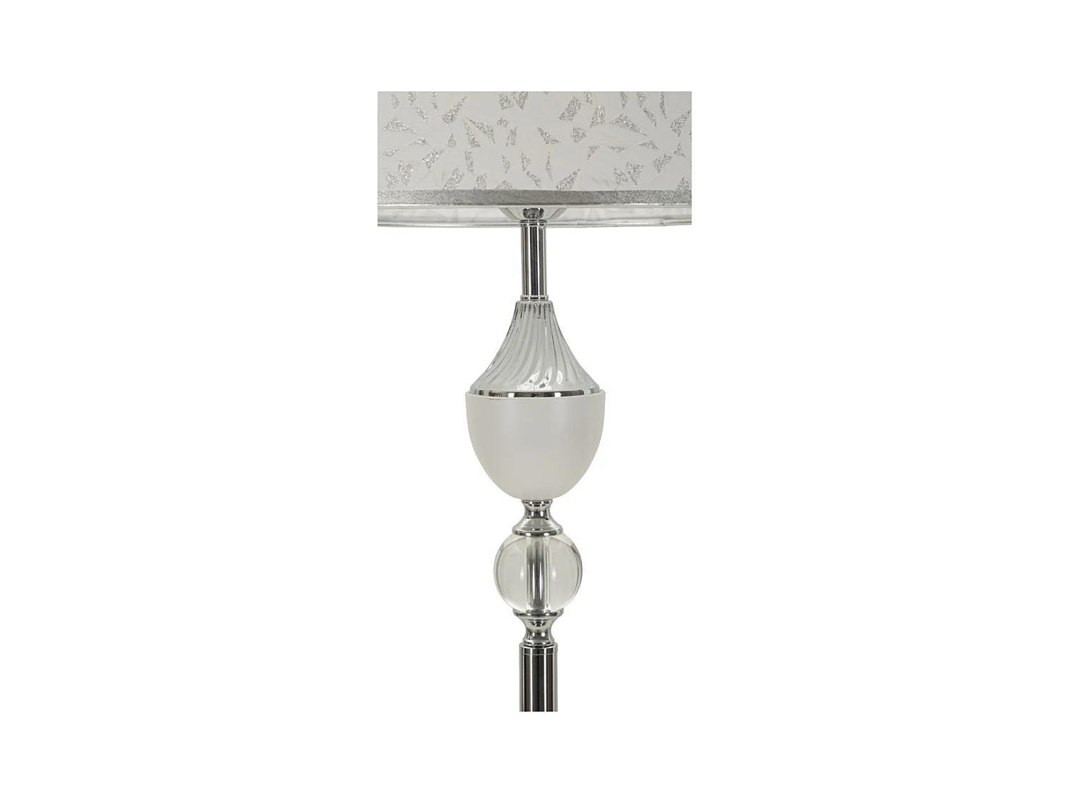 Lampada da Terra MF906, Argento, 40x40x158 cm, Seven Design