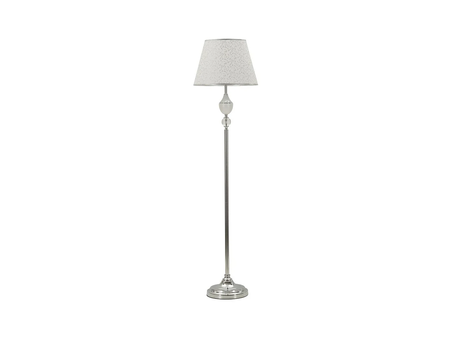 Lampadaire MF906, Argent, 40x40x158 cm, Epikasa