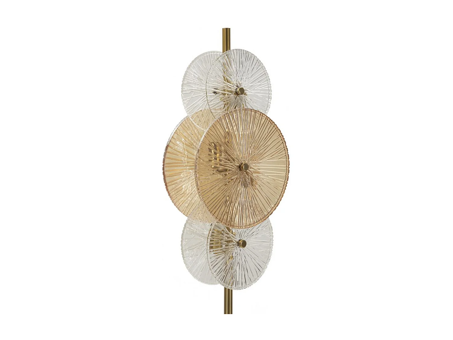 Lampa Podłogowa MF918, Brązowy, 30x30x164 cm, Seven Design