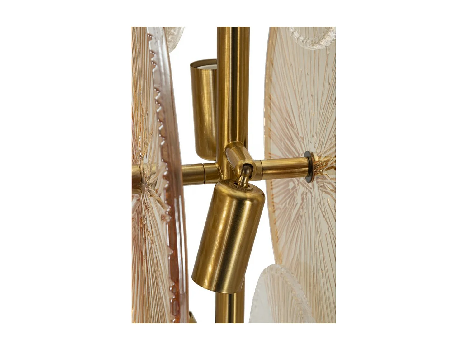 Lampa Podłogowa MF918, Brązowy, 30x30x164 cm, Seven Design