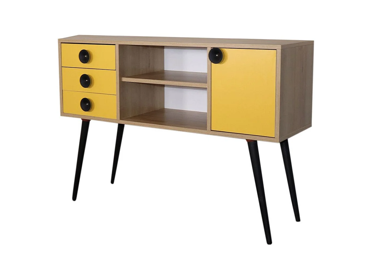Consola HAVANA color roble Amarillo
