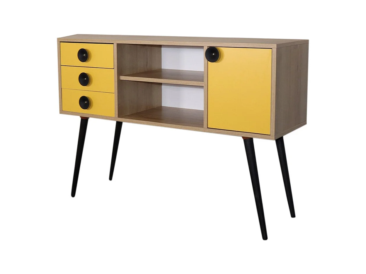 Consola HAVANA color roble Amarillo