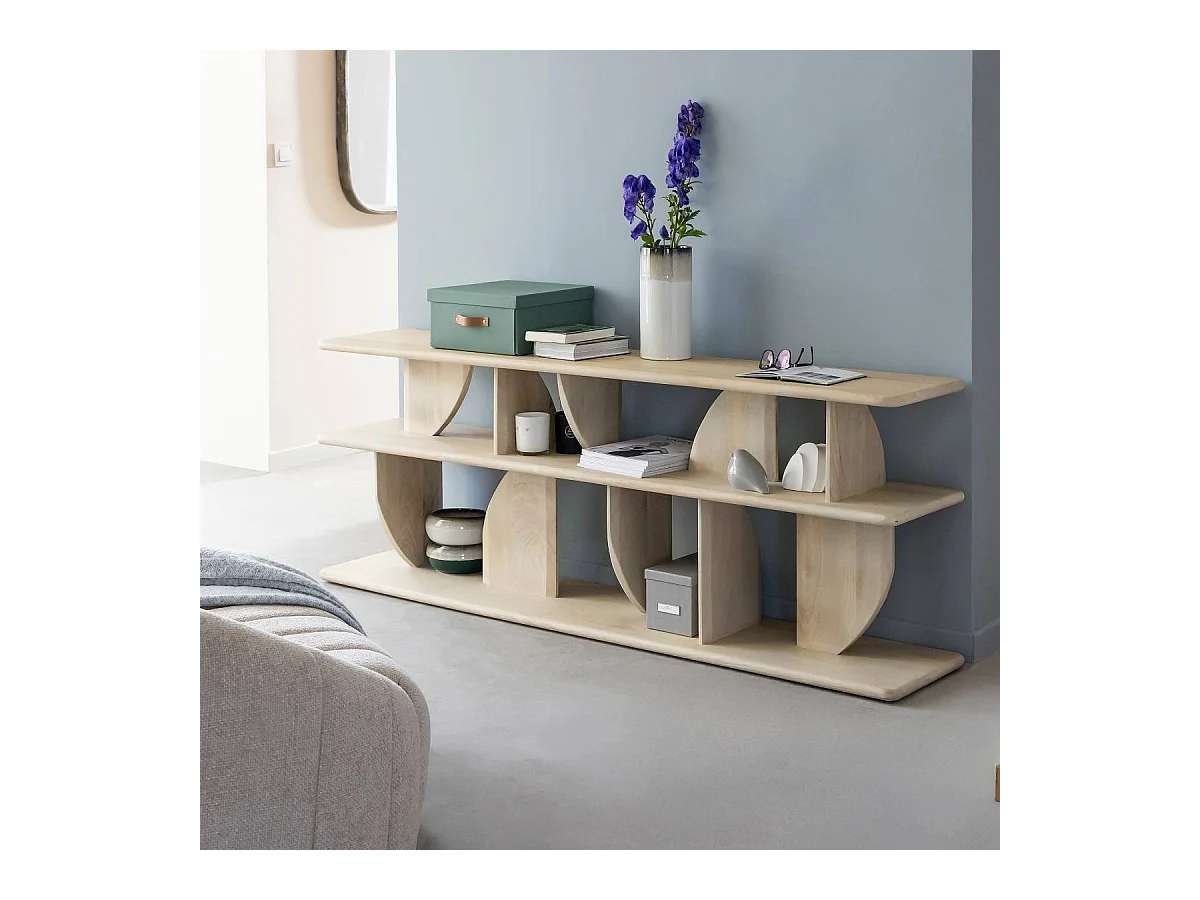 Meuble TV en bois de manguier Curtis