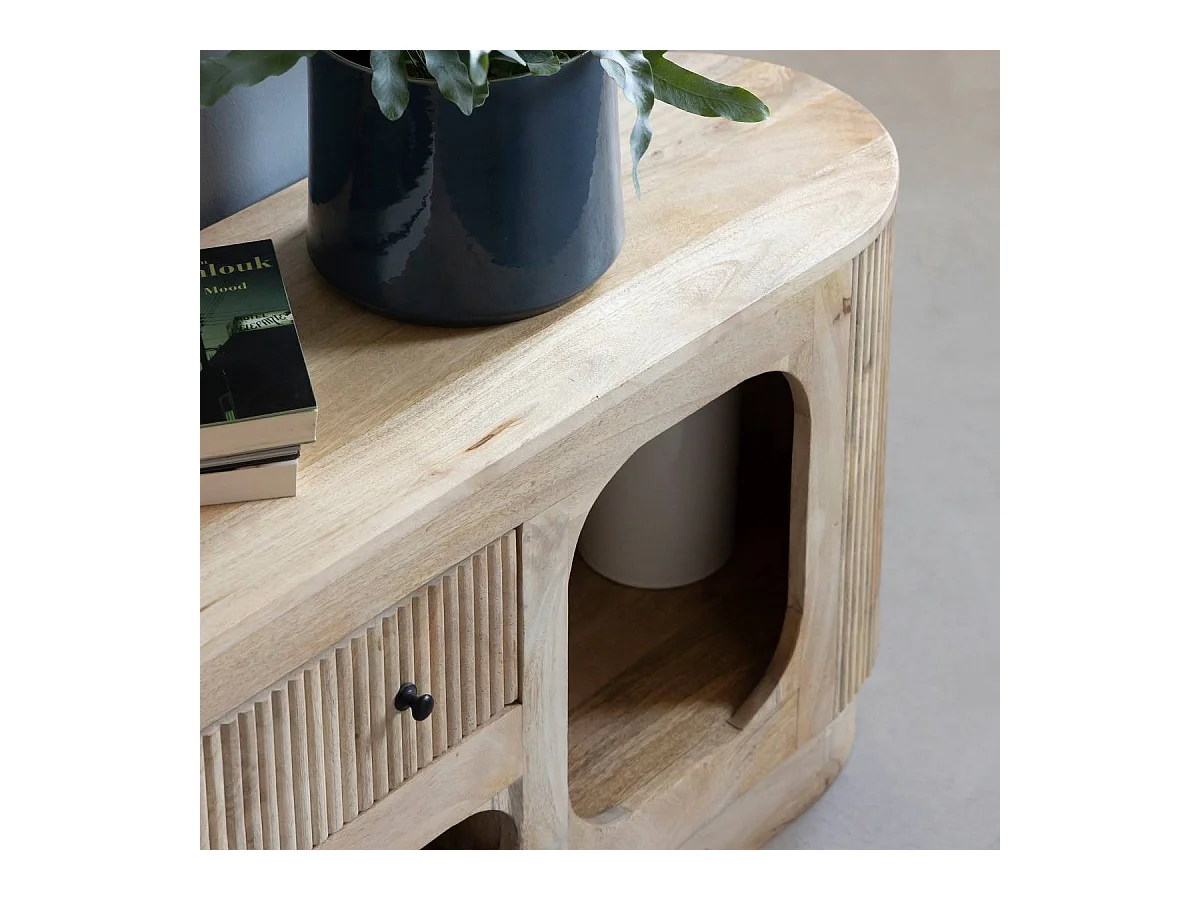 Mueble de TV en madera de mango Amara