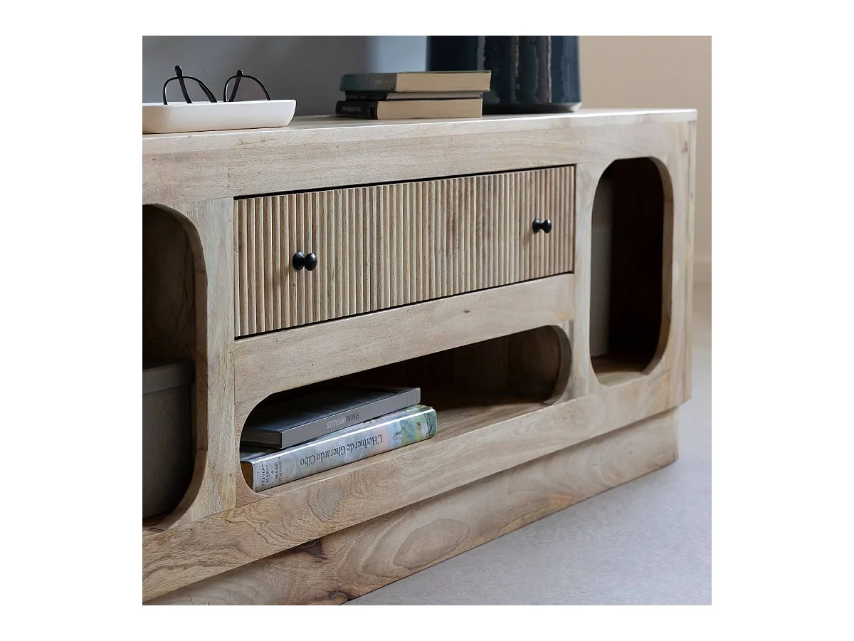 Mueble de TV en madera de mango Amara