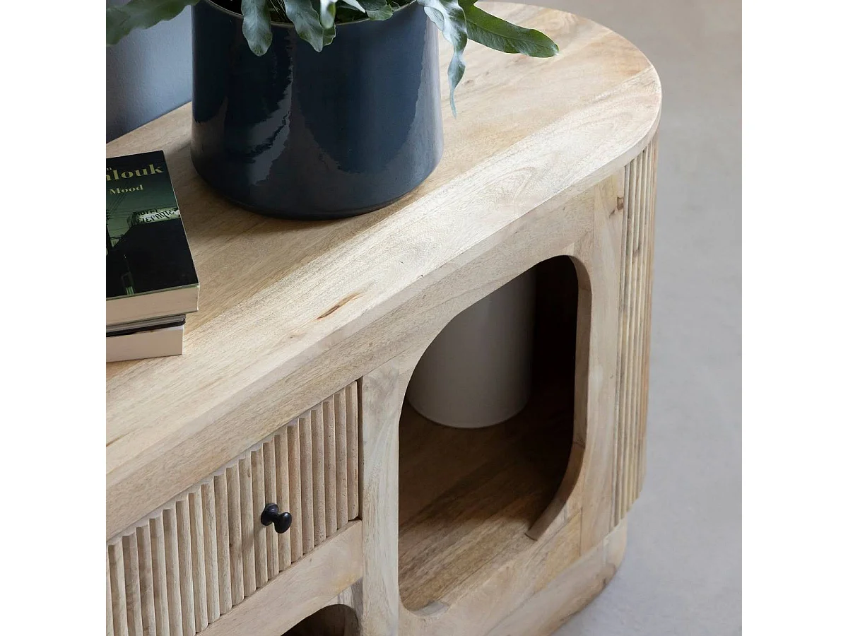 Meuble TV en bois de manguier Amara