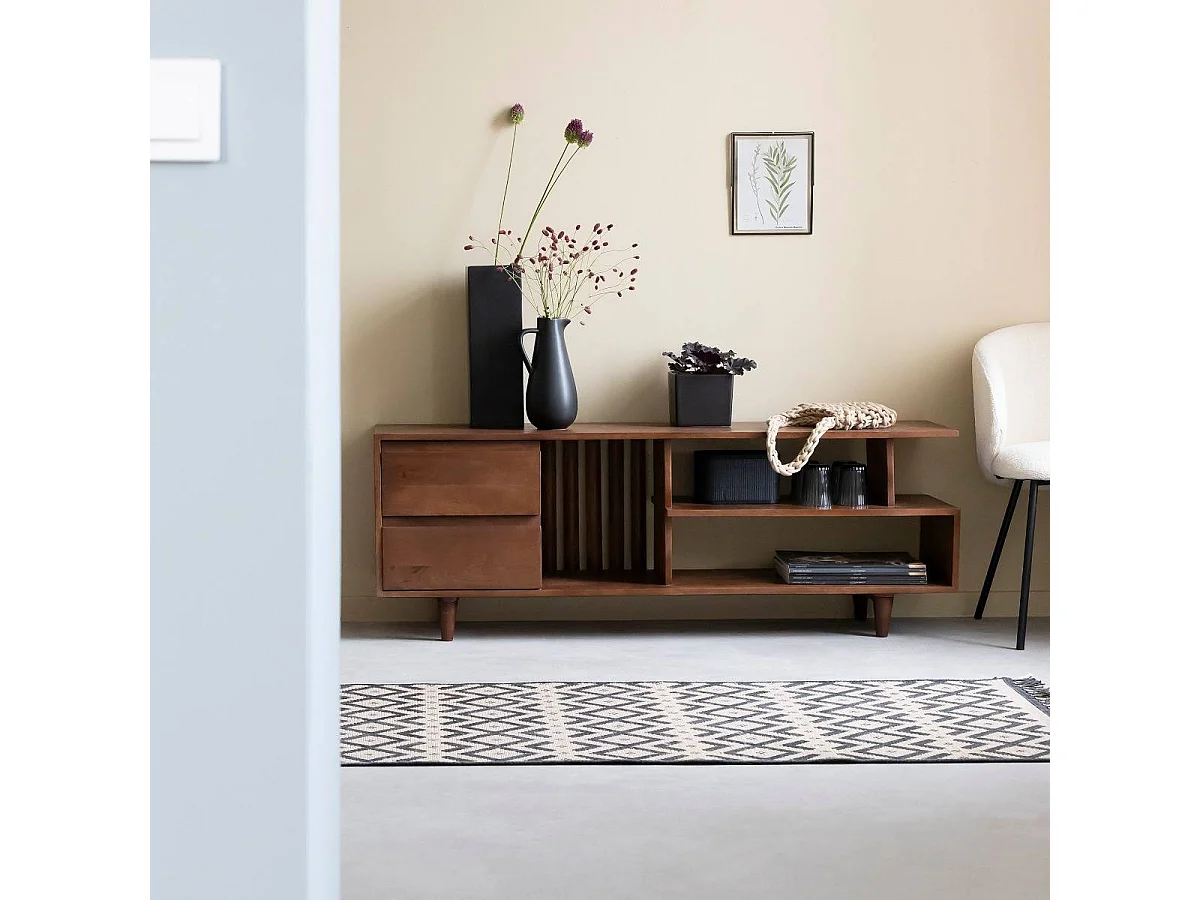 Mueble de TV de madera de mango Nelson