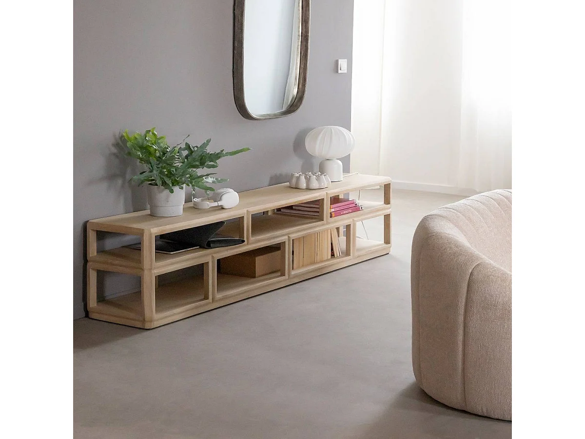 Mueble de TV en madera de mango Adela