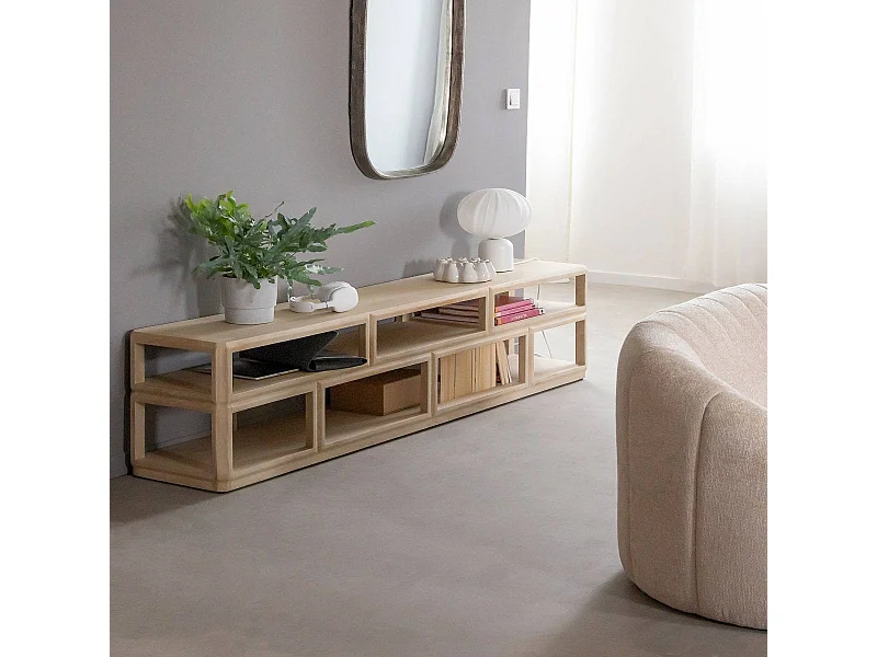 Mueble de TV en madera de mango Adela