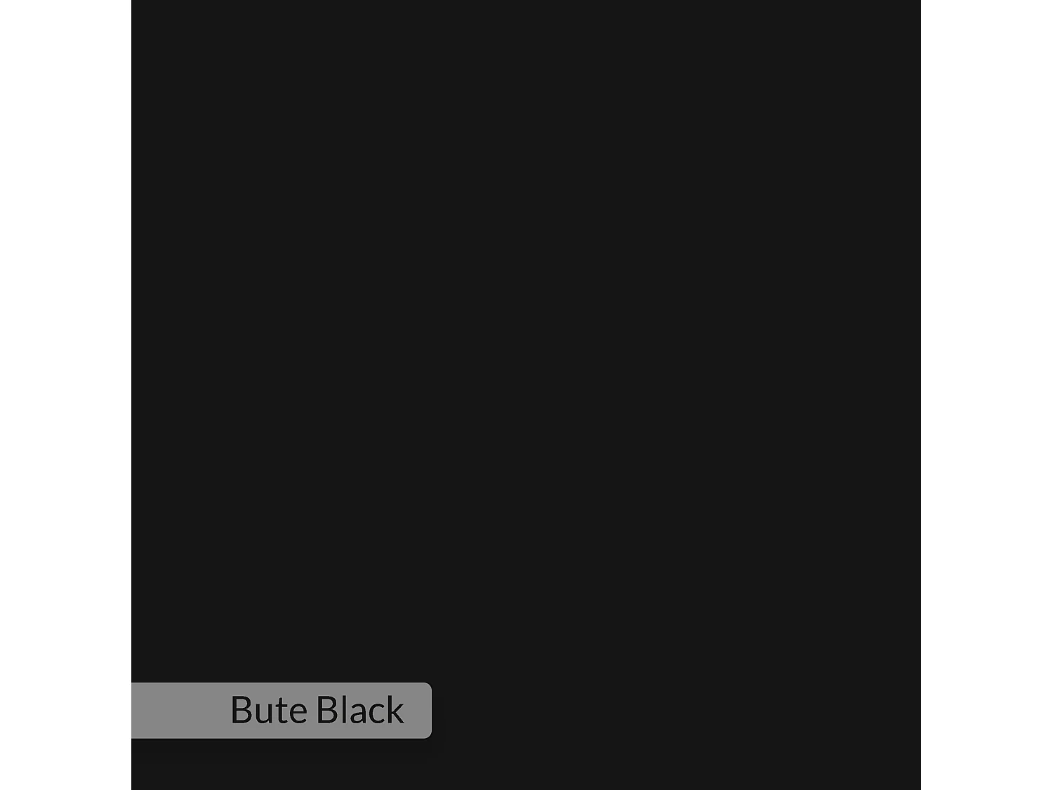 Decortie Ema Table de chevet moderne avec rangement Armoire à portes coulissantes Noir 30cm de largeur