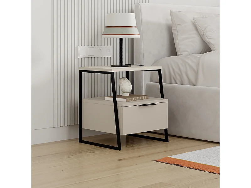 Decortie Pal Table de nuit moderne polyvalente Grès