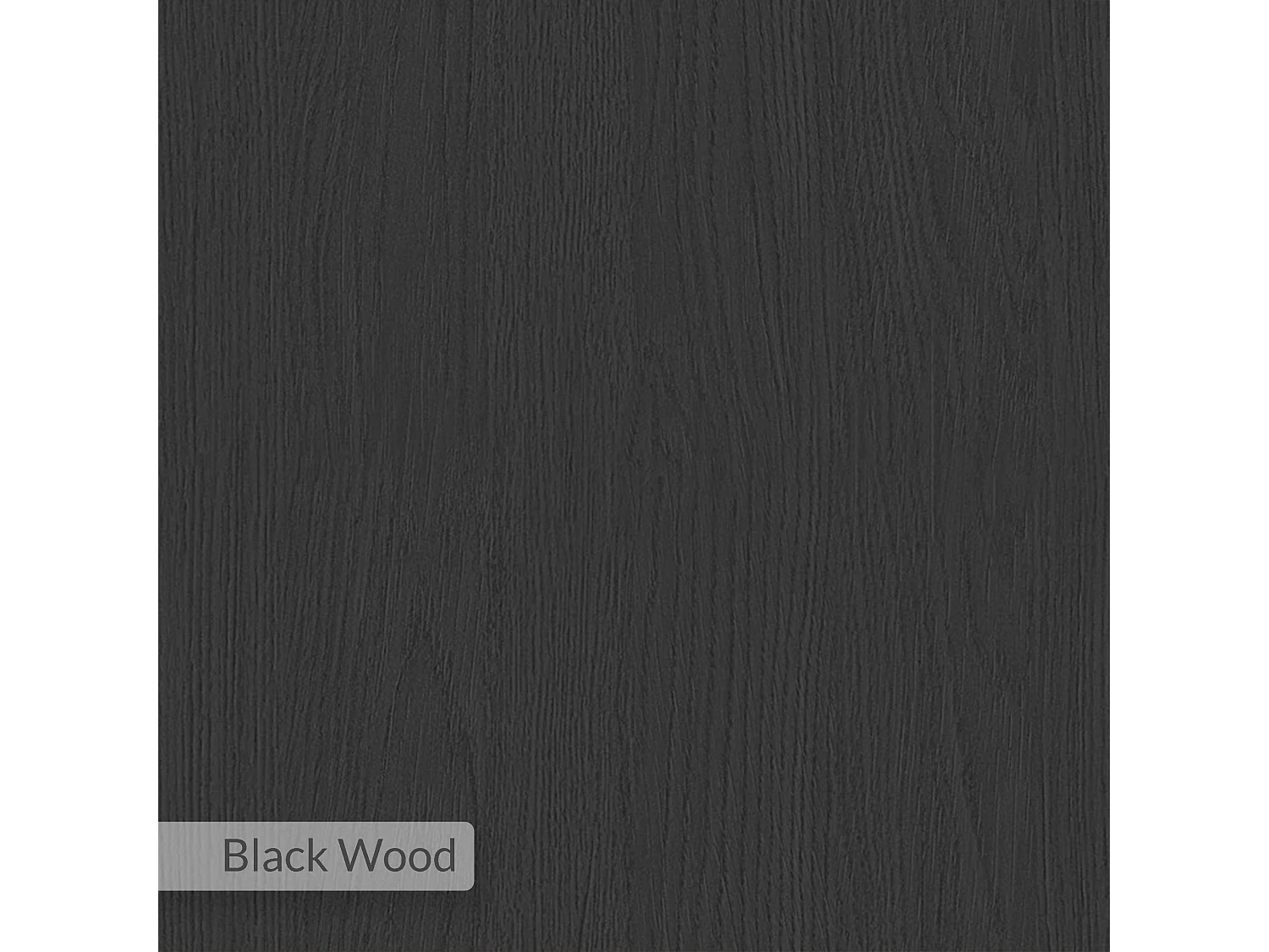 Decortie Elos Table de chevet moderne module gauche étroit bois noir 25cm