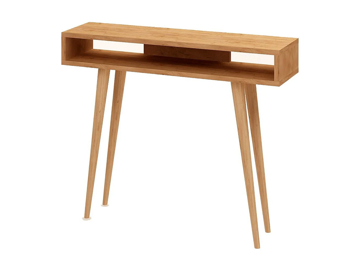 Consola Ottoke color roble Blanco