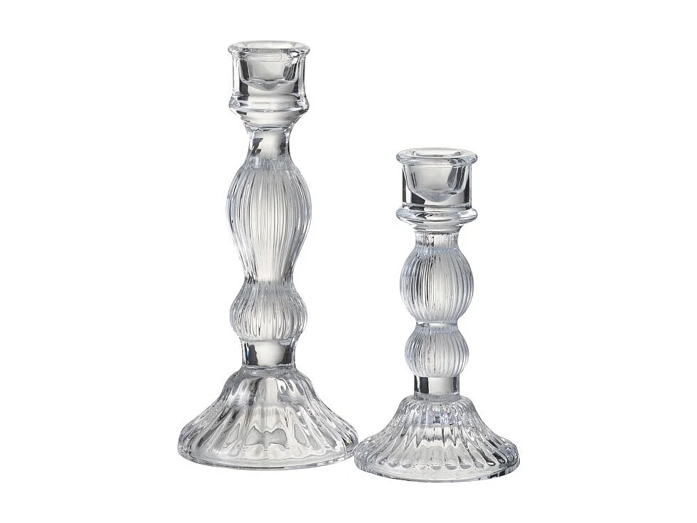 lámpara de araña de vidrio transparente 9x9x20 cm