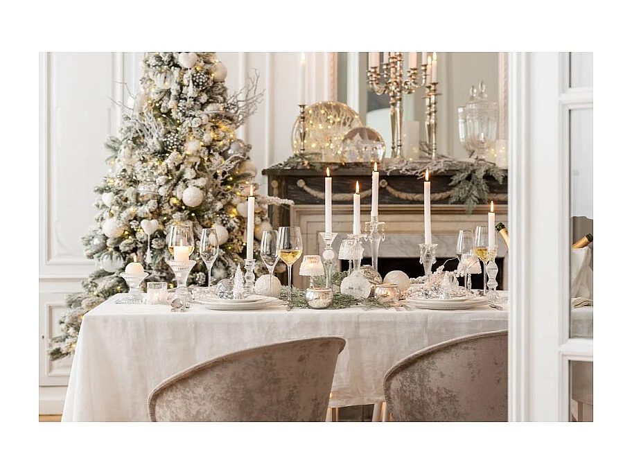 lámpara de araña de vidrio transparente 9x9x20 cm