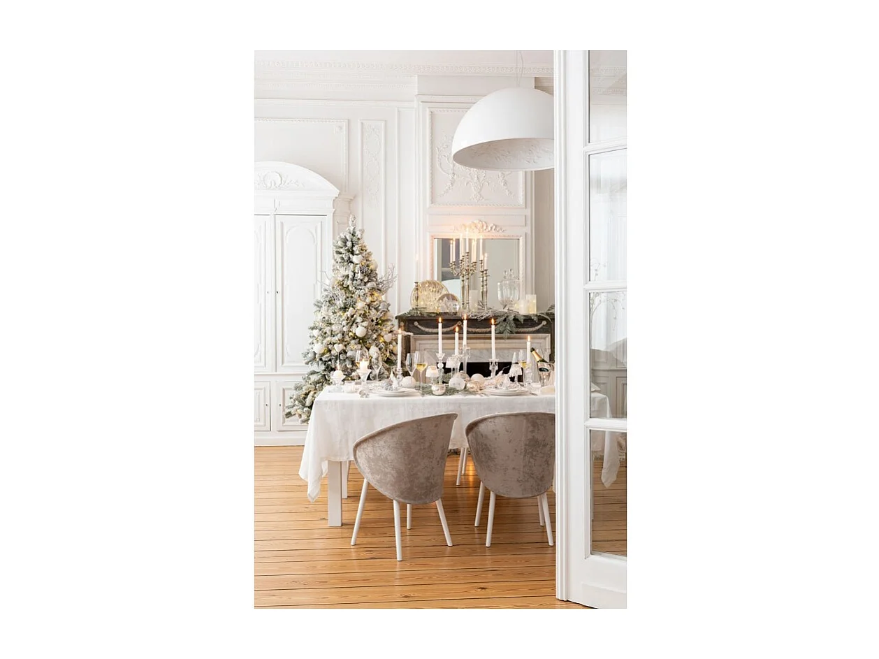 lámpara de araña de vidrio transparente 9x9x20 cm