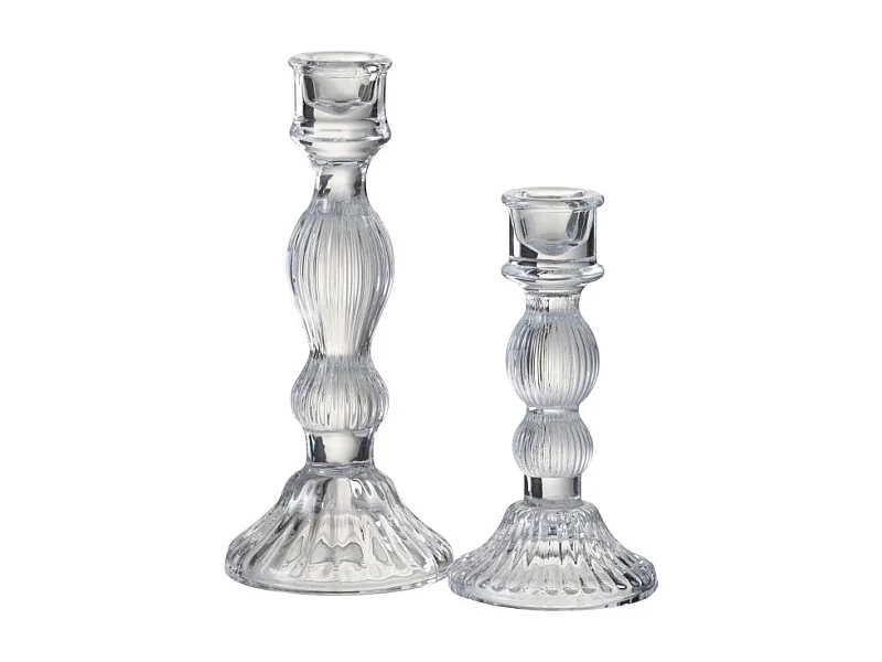 lámpara de araña de vidrio transparente 9x9x20 cm