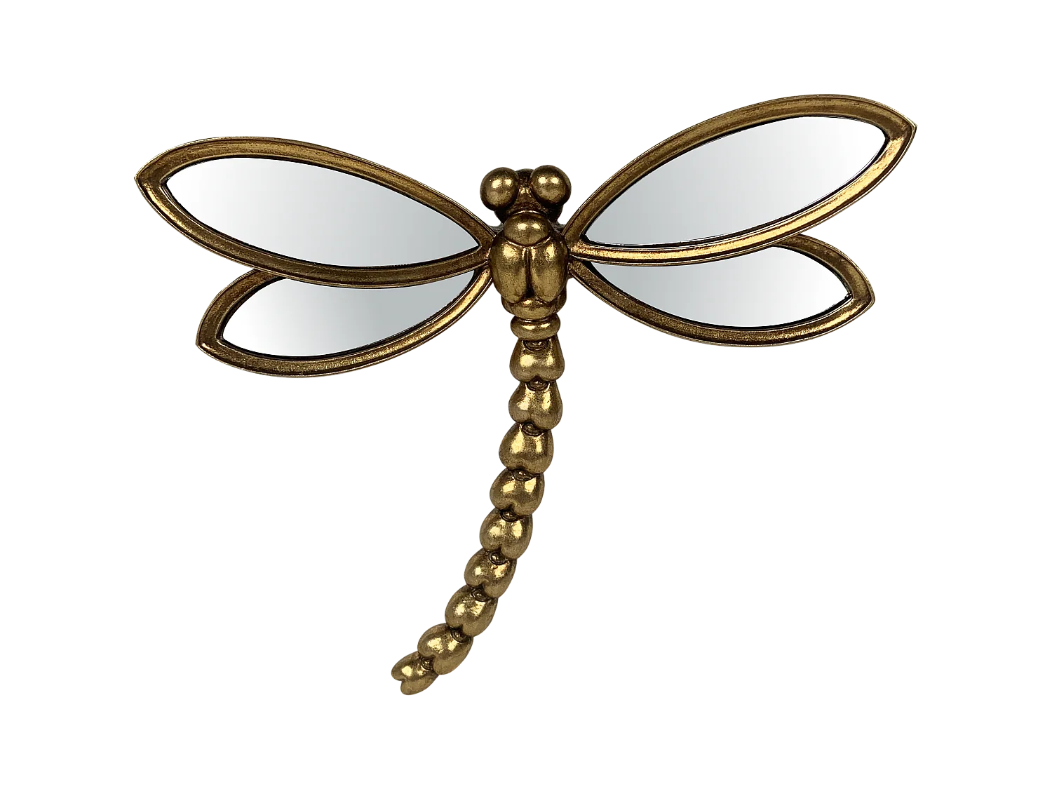 Déco murale libellule 16.5x4x20cm