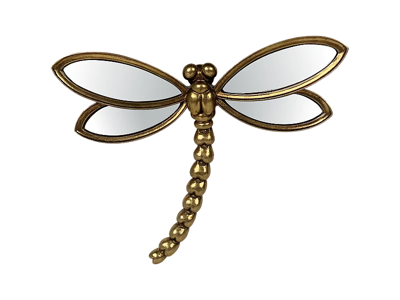 Déco murale libellule 16.5x4x20cm