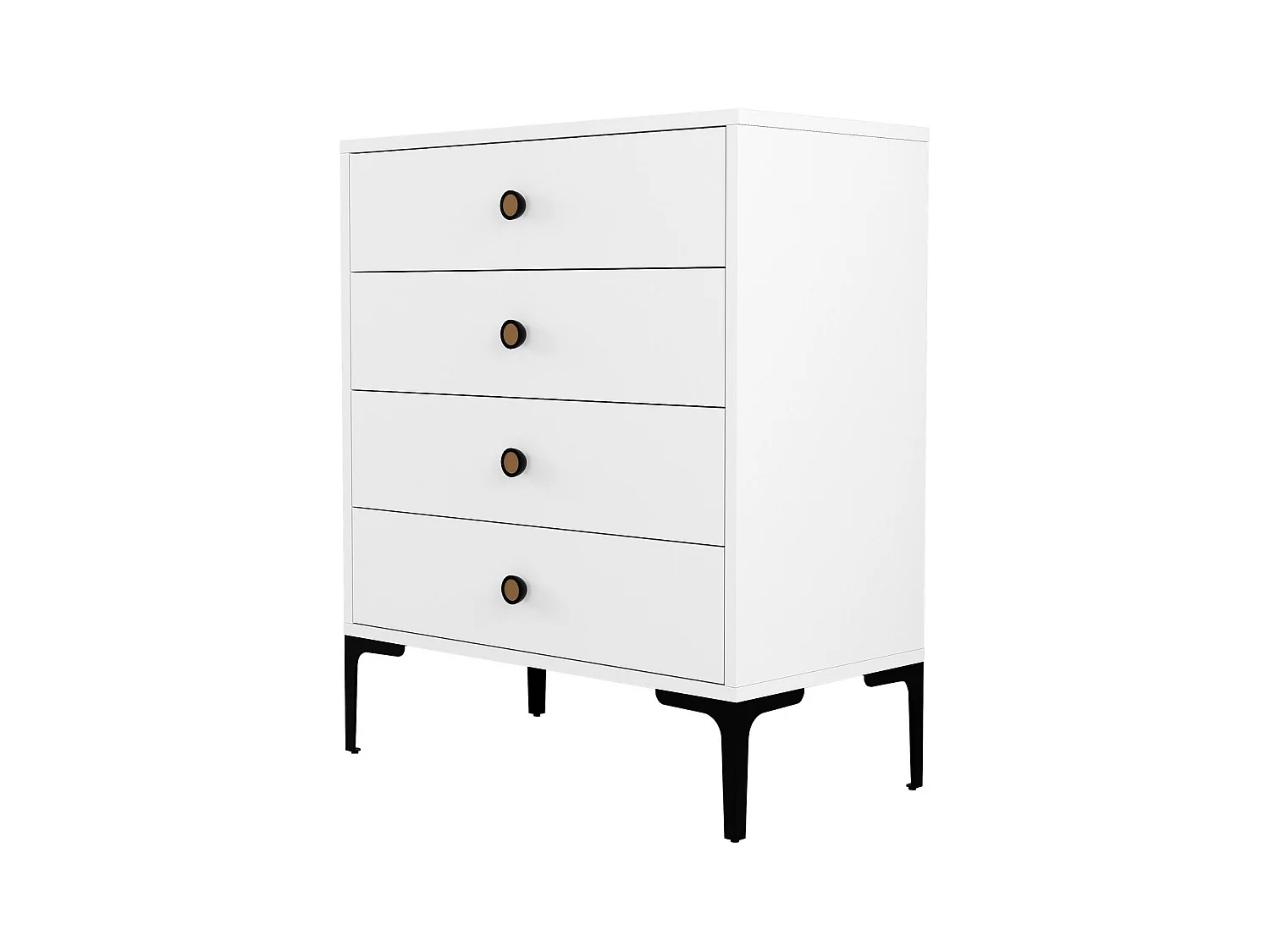 Cómoda Lizbon 542 blanco 76x40x90.7 cm