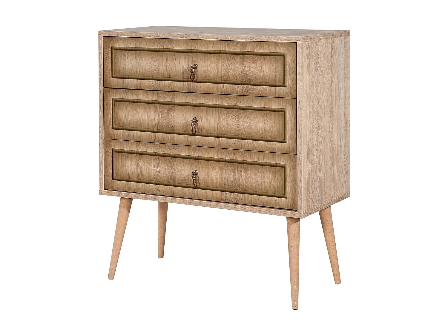 Cómoda Trio-420 sonoma color roble 80x40x90 cm