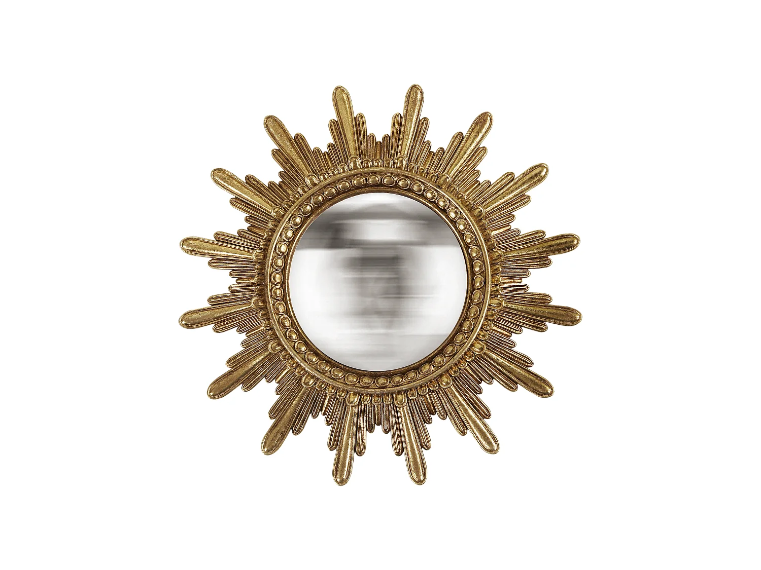 Miroir convexe soleil doré 20.3cm