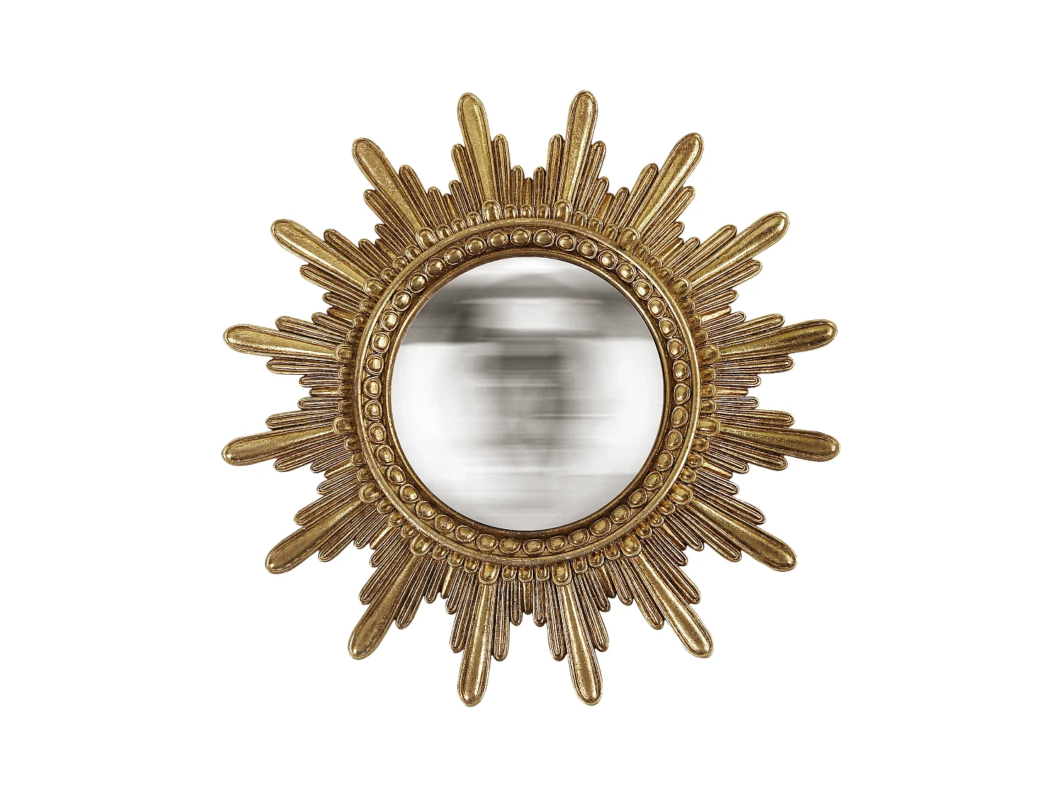 Miroir convexe soleil doré 20.3cm