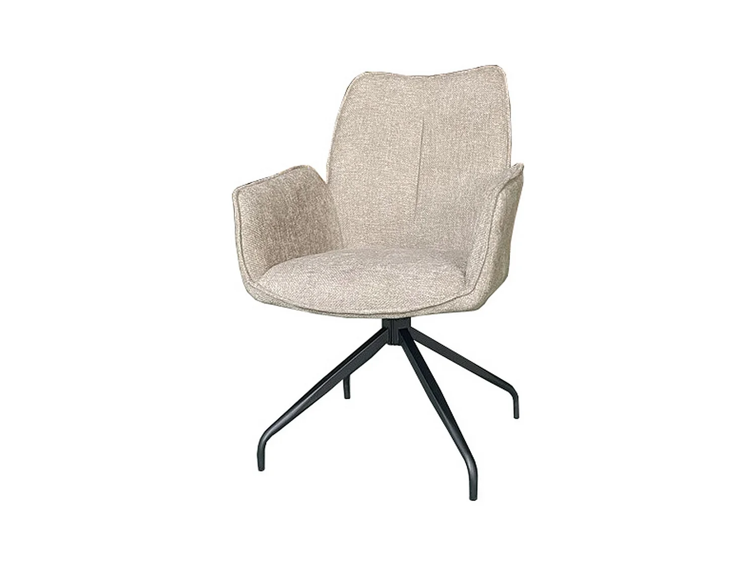 Lot de 2 Chaises Liz, Gris Tourterelle, 55x65x91 cm, Epikasa