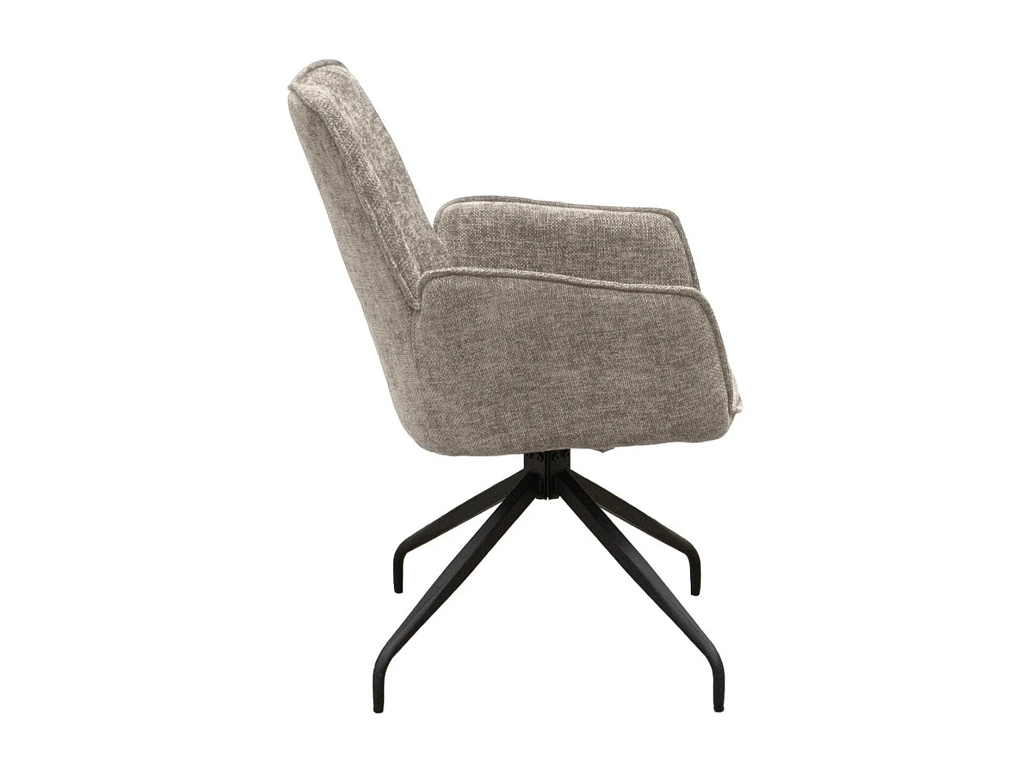 Set di 2 Sedie Liz, Tortora, 55x65x91 cm, Seven Design