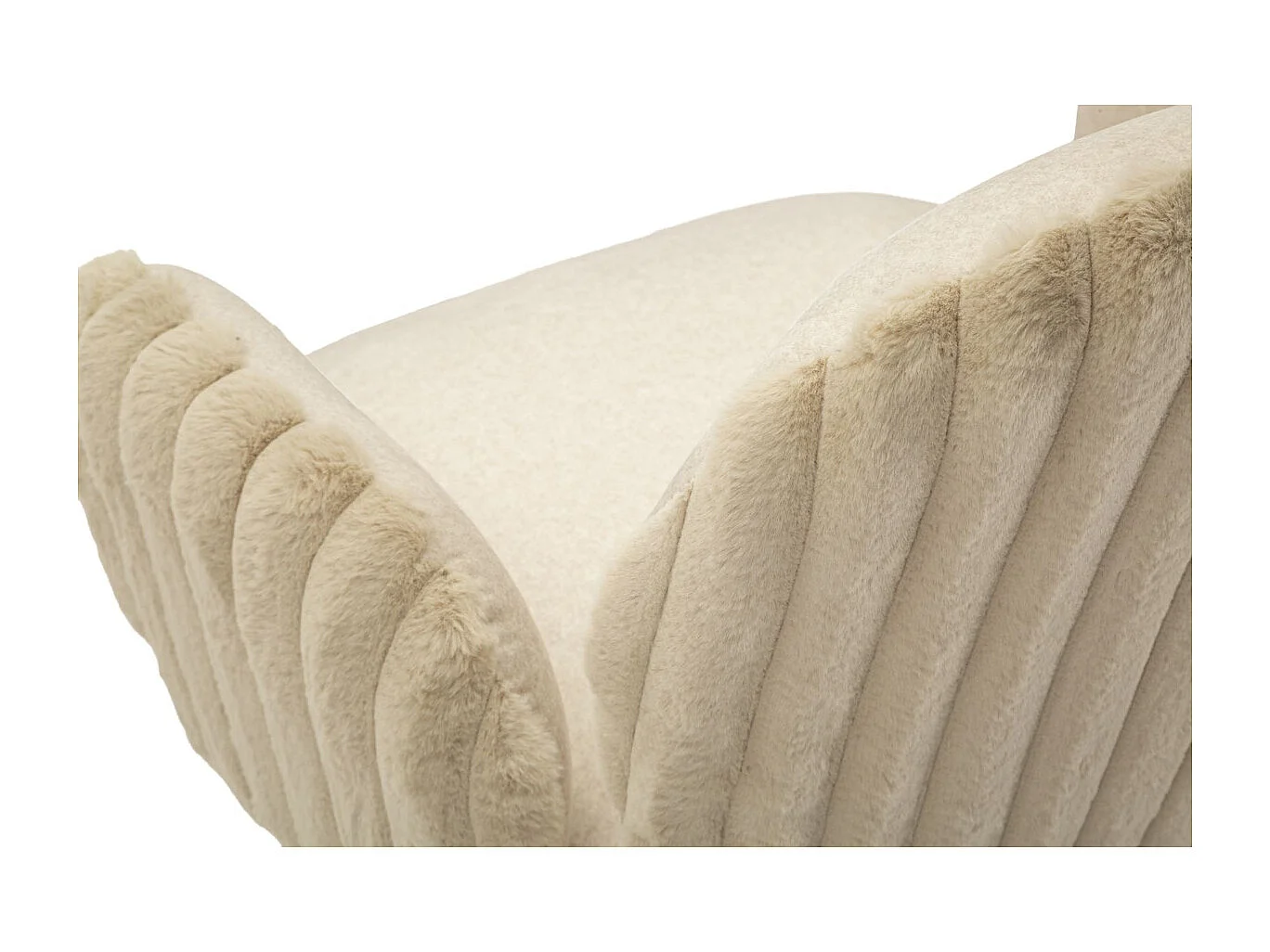 Lot de 2 Chaises MF887, Beige, 64x68x83 cm, Epikasa