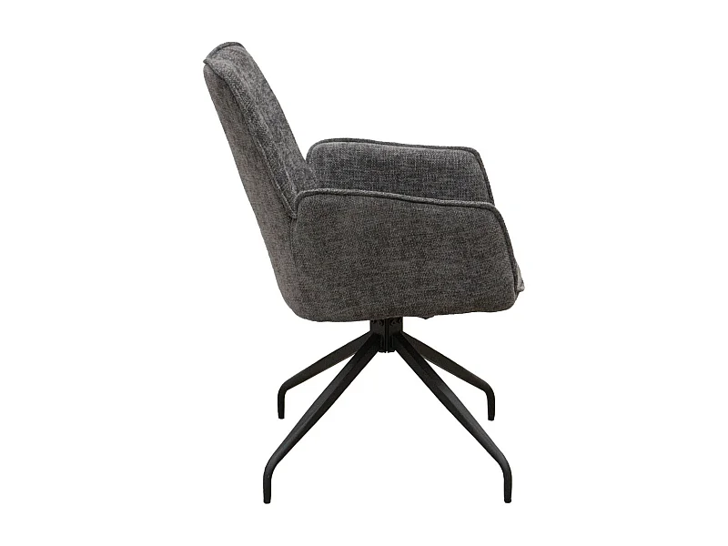 Set van 2 Stoelen Liz, Grijs, 55x65x91 cm, Seven Design