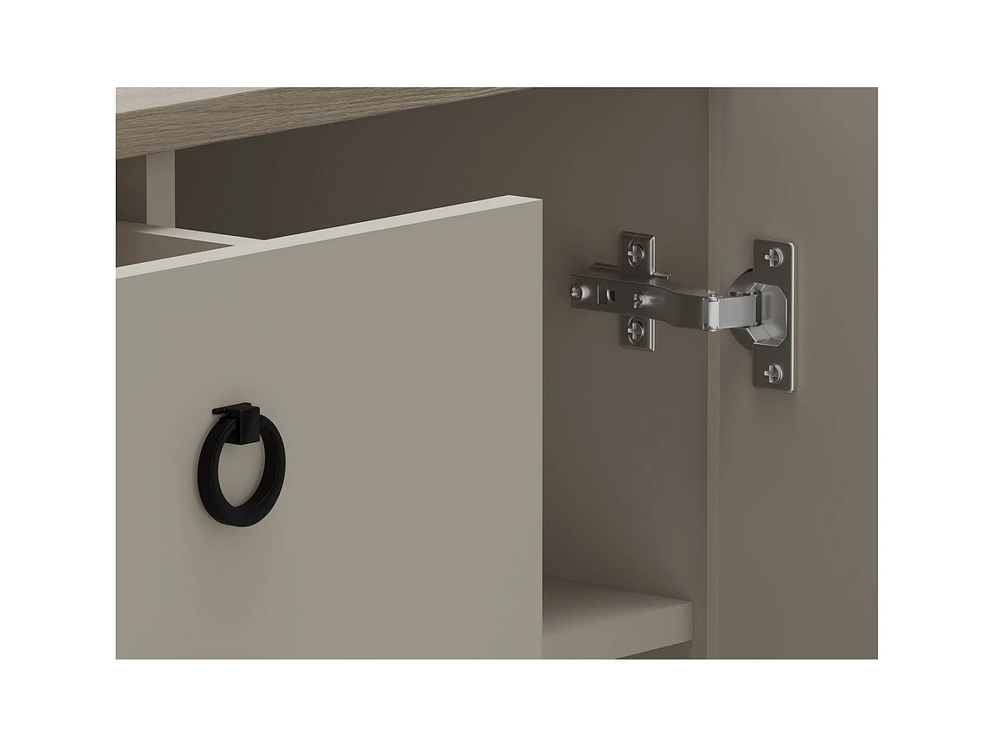 Madia Lucrezia, Beige, 150x41x81 cm, Epikasa