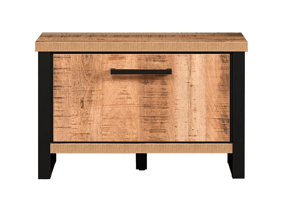 Ławka z Miejscem do Przechowywania Enna, Brązowy, 73x39x47 cm, Epikasa