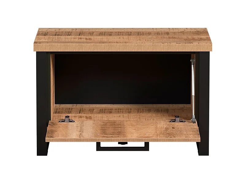 Ławka z Miejscem do Przechowywania Enna, Brązowy, 73x39x47 cm, Epikasa