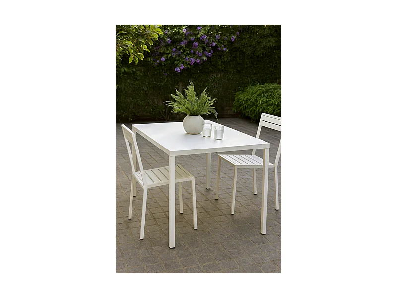 Table de jardin métal 4 places Summer