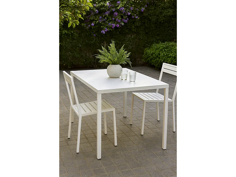 Table de jardin métal 4 places Summer