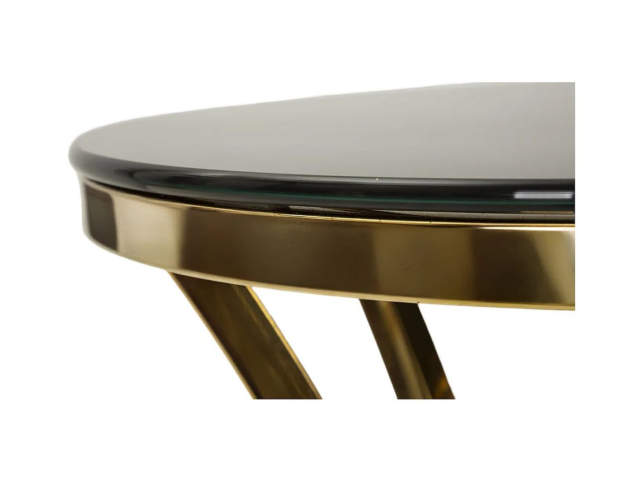 Table à Manger MF880, Or, 40x40x81 cm, Seven Design