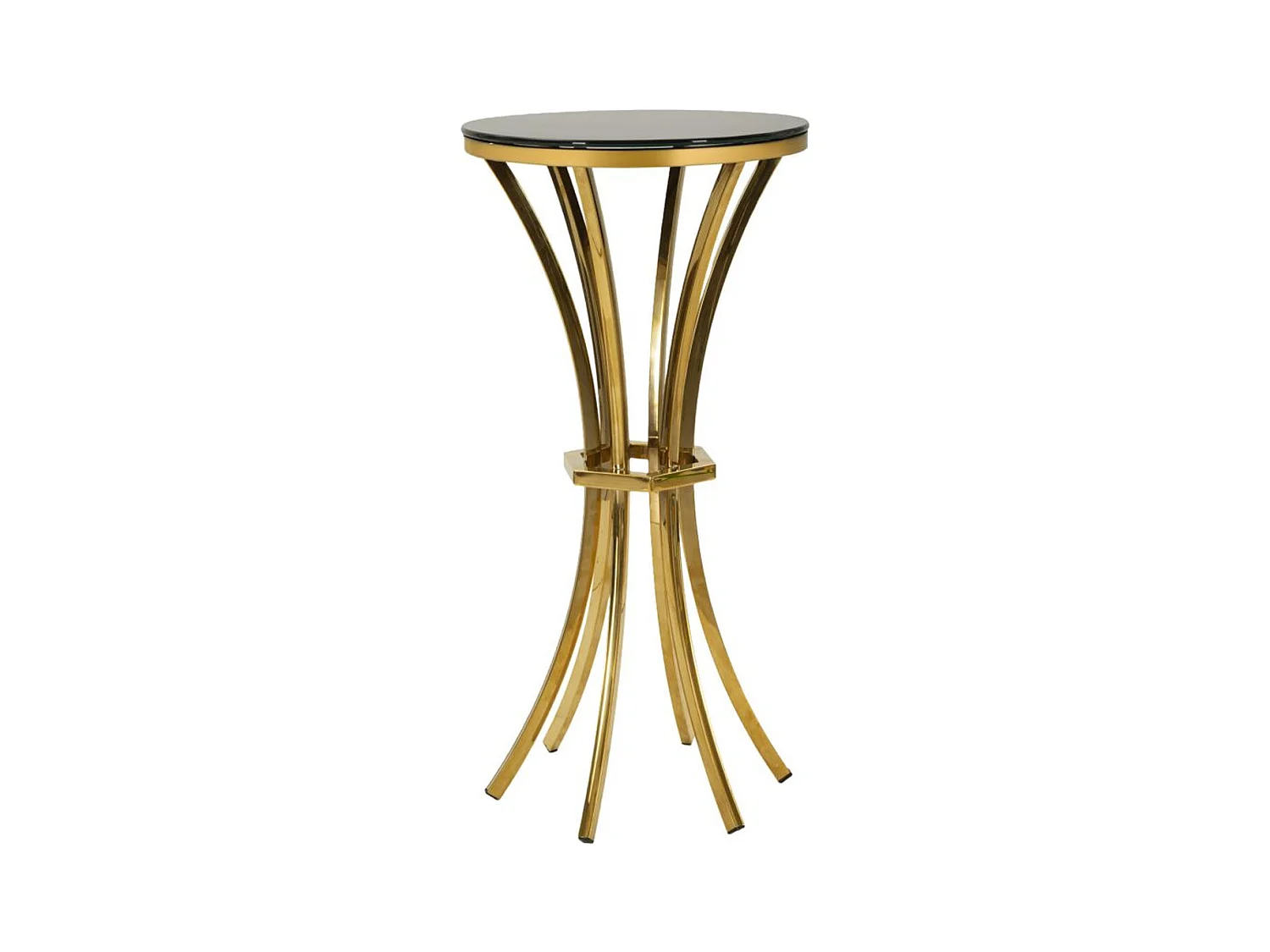 Table à Manger MF880, Or, 40x40x81 cm, Epikasa