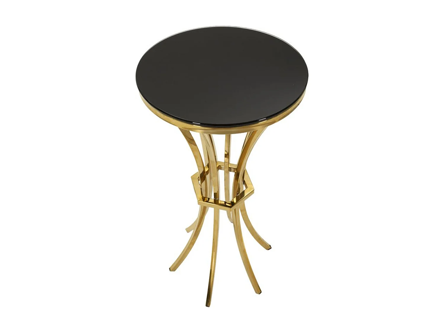 Stolik MF880, Złoto, 40x40x81 cm, Seven Design