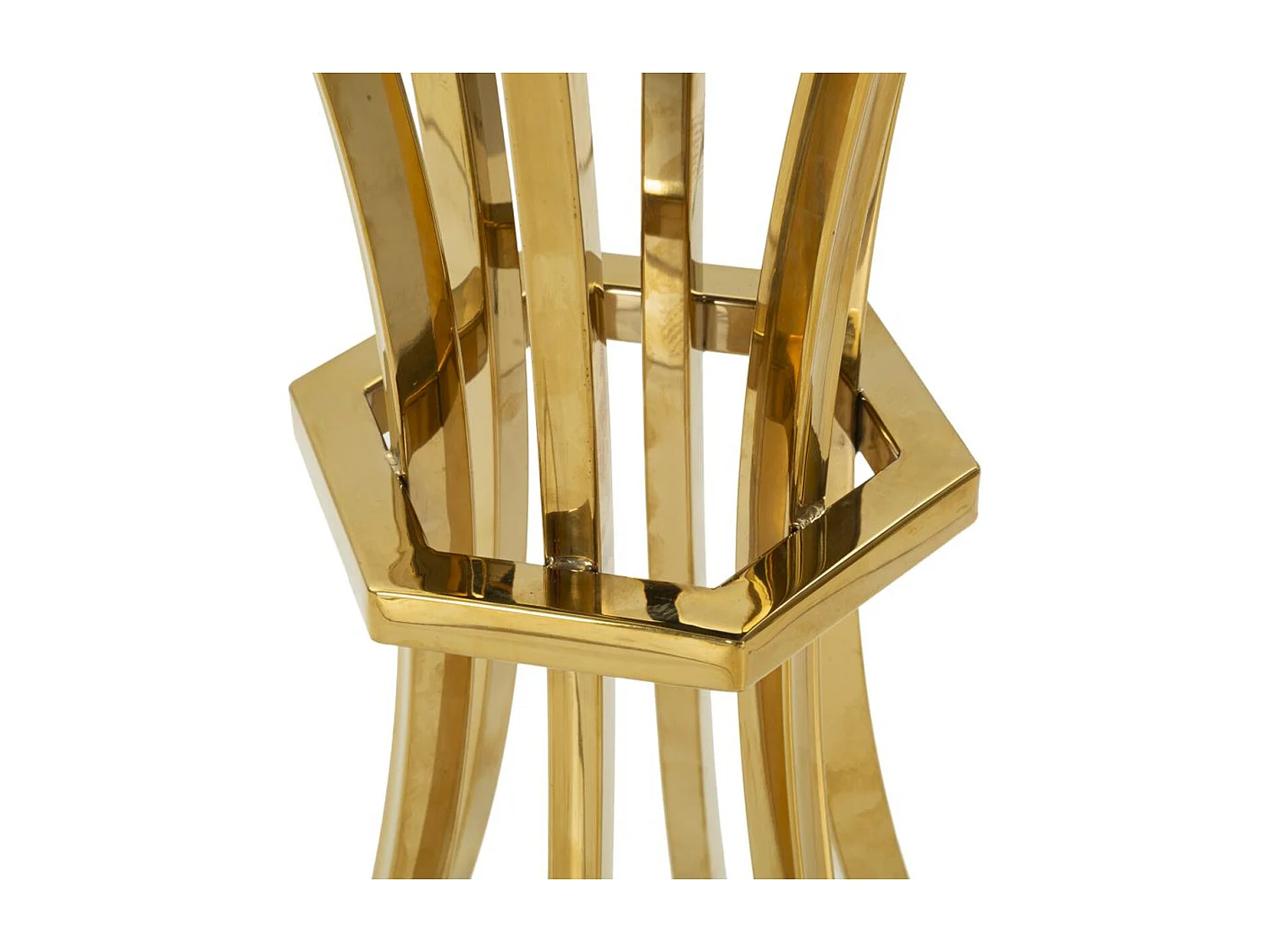 Stolik MF880, Złoto, 40x40x81 cm, Seven Design