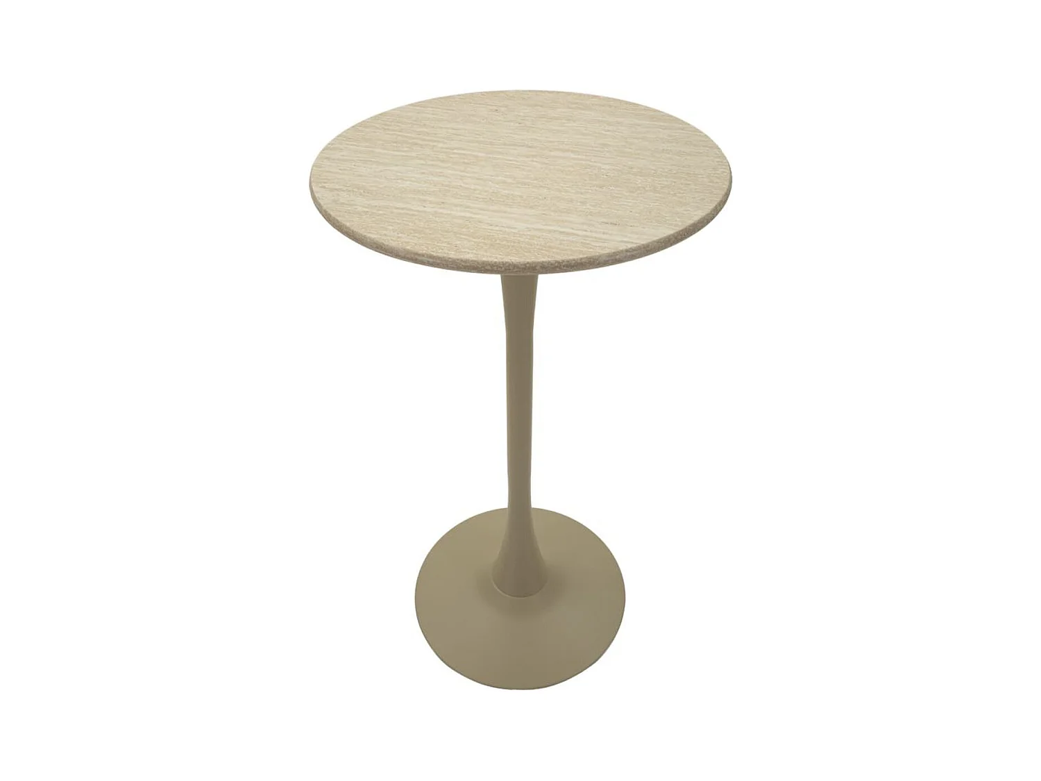 Mesa MF889, Bege, 60x60x106 cm, Epikasa