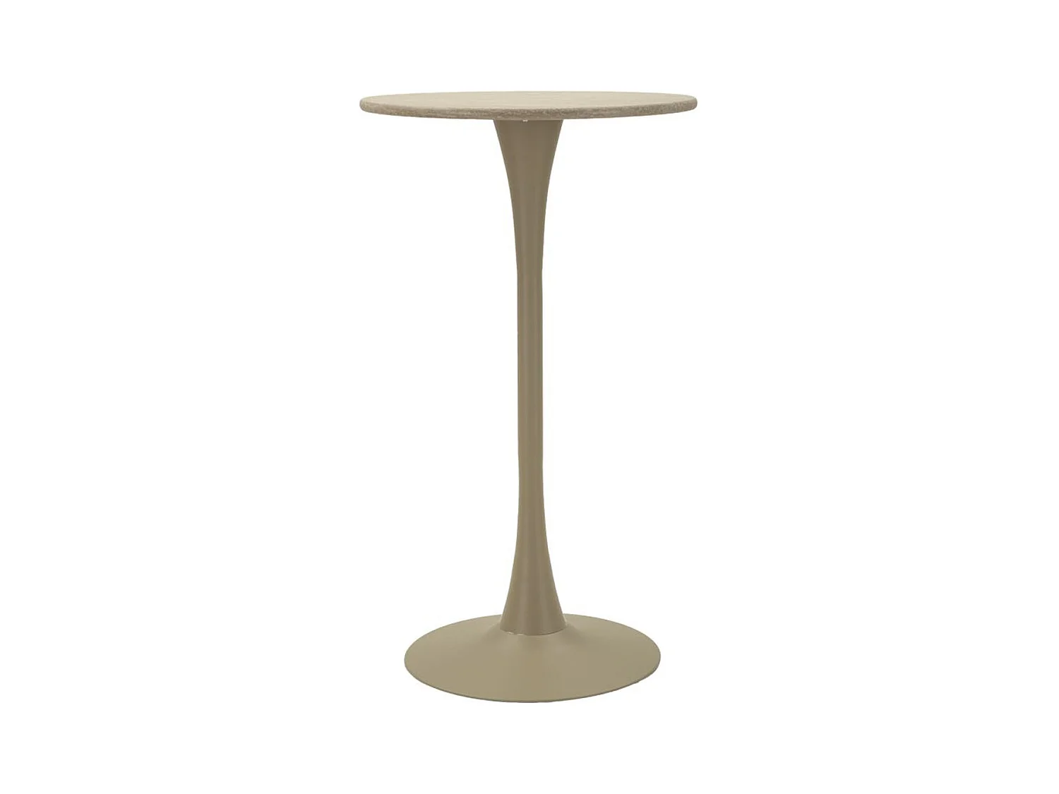 Table à Manger MF889, Beige, 60x60x106 cm, Epikasa