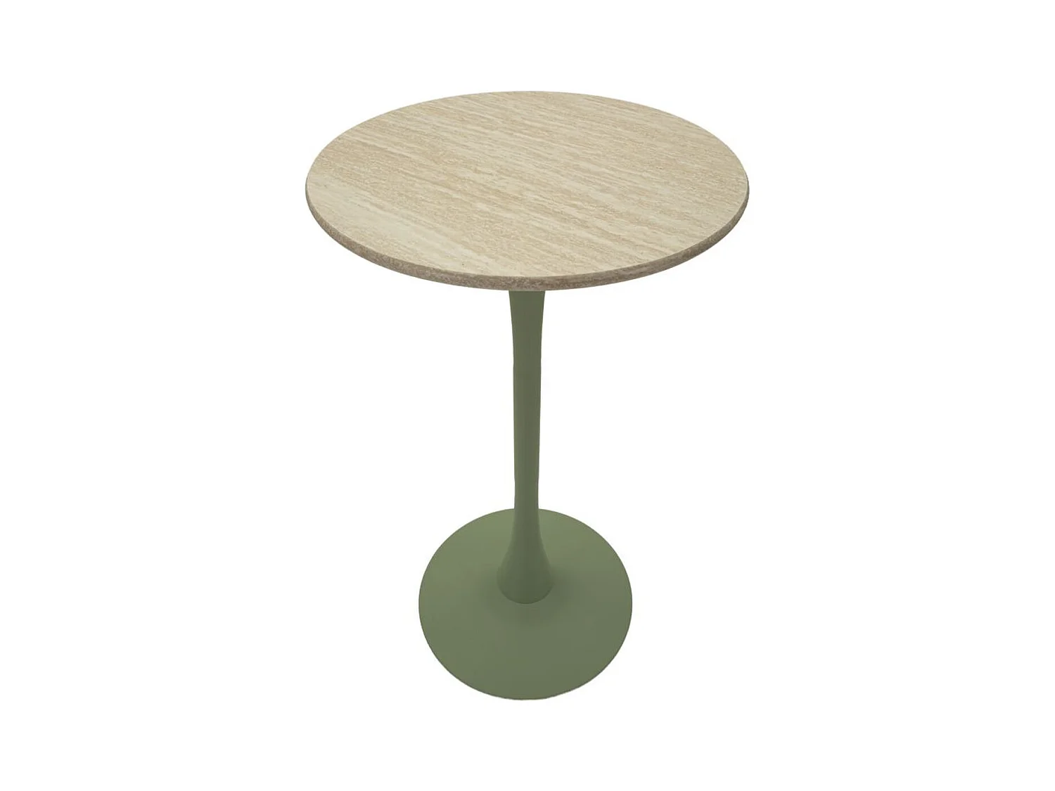 Tafel MF890, Groen, 60x60x106 cm, Epikasa
