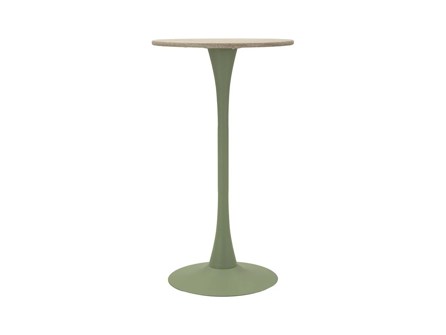 Table à Manger MF890, Vert, 60x60x106 cm, Epikasa