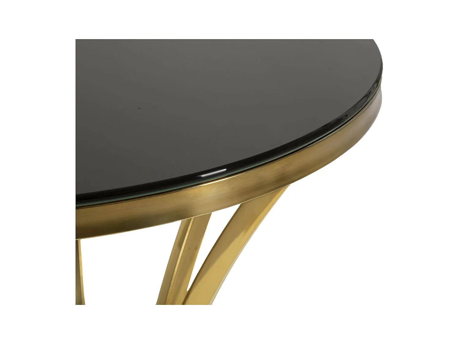 Table d'Appoint MF879, Or, 50x50x92 cm, Seven Design