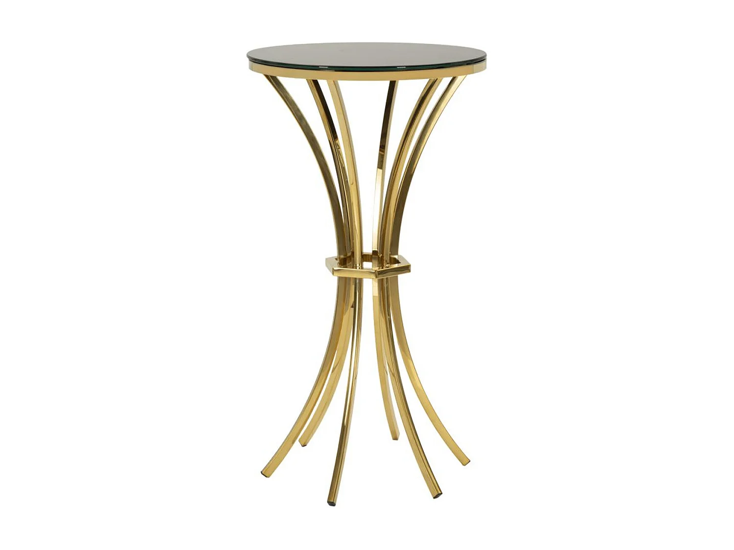 Stolik Kawowy MF879, Złoto, 50x50x92 cm, Seven Design