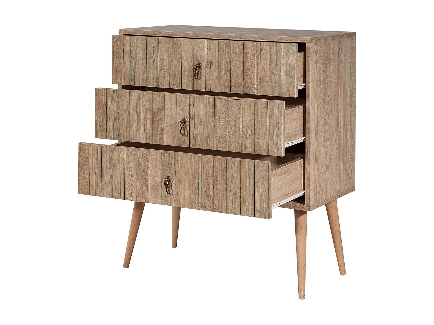 Cómoda Trio-728 sonoma color roble 80x40x90 cm