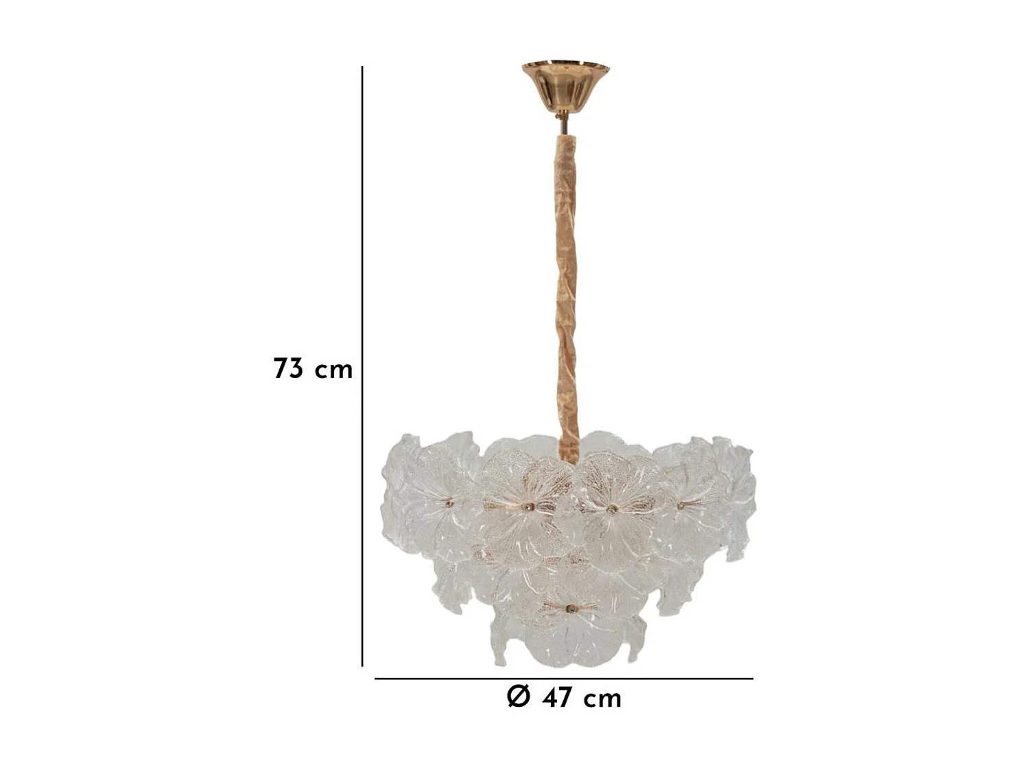 Lampa Wisząca MF901, Biały, 47x47x30 cm, Seven Design