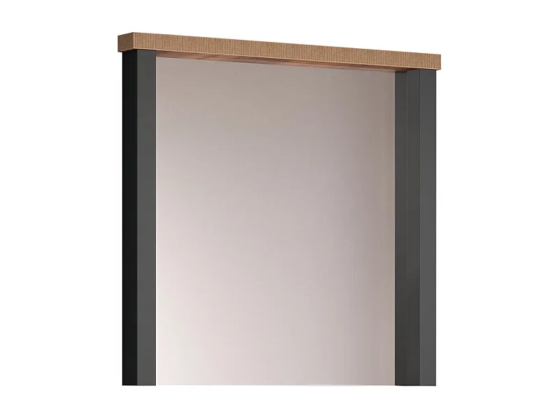 Miroir avec Cadre Enna, Marron, 73x7x69 cm, Epikasa
