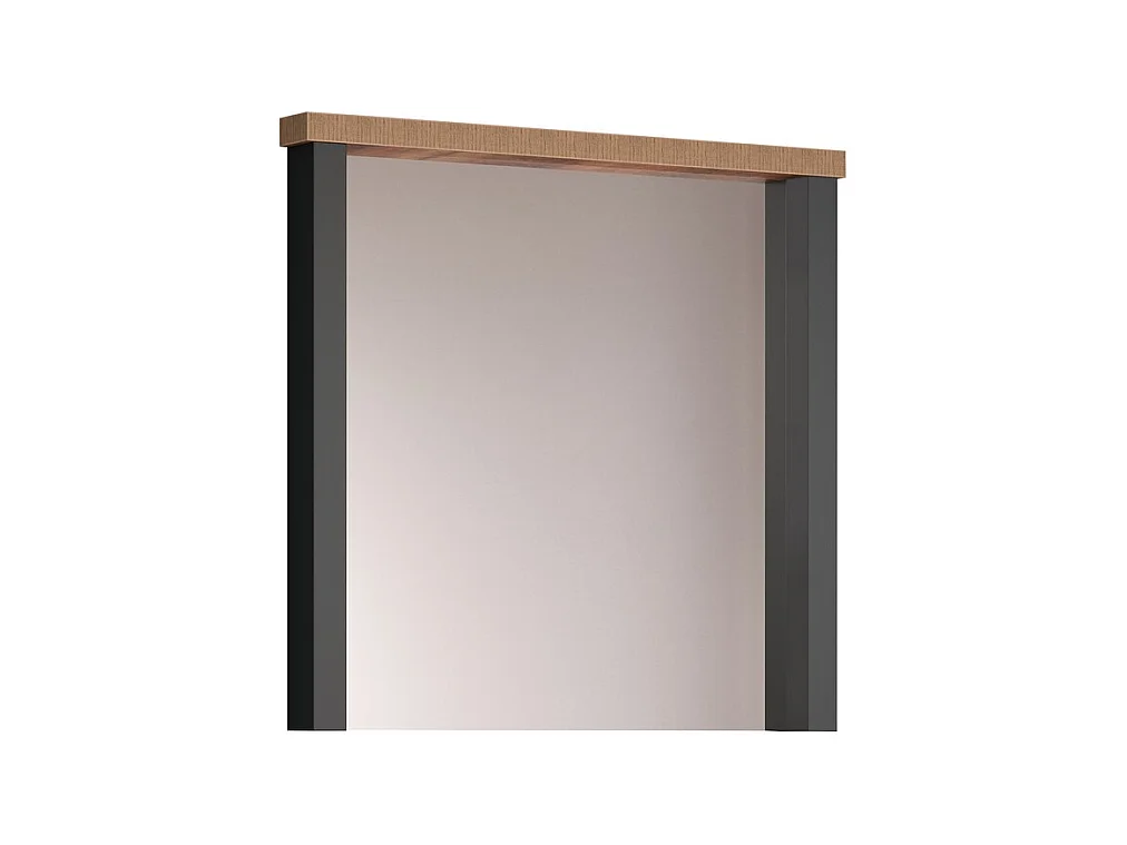 Miroir avec Cadre Enna, Marron, 73x7x69 cm, Epikasa